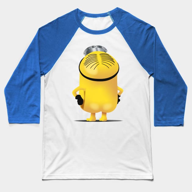 Minions - Stuart Standing Baseball T-Shirt by deancoledesign
